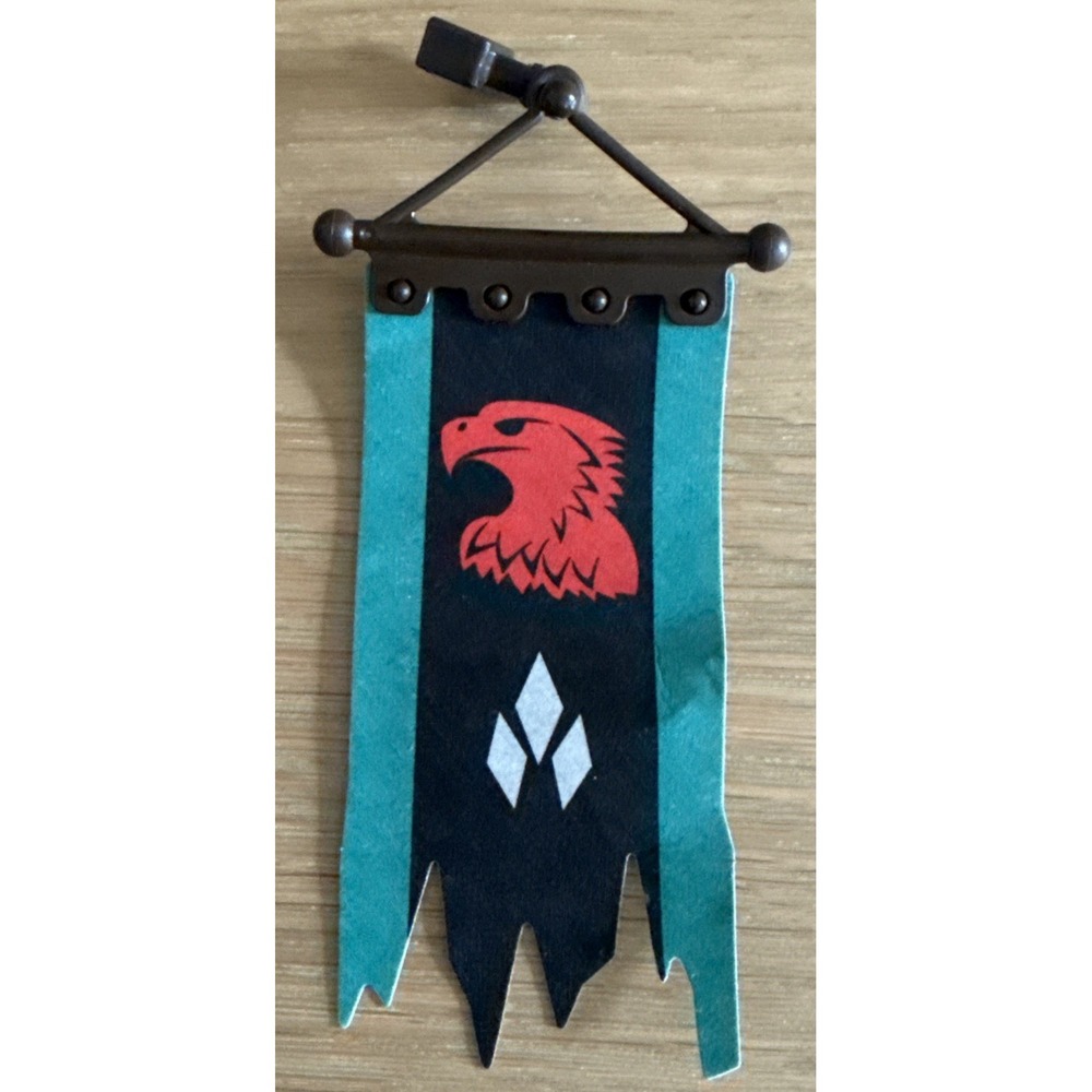PLAYMOBIL MEDIEVAL HAWK BANNER STAND REF 4866 MEDIEVAL KNIGHTS
